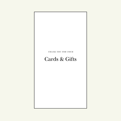 Cards & Gifts Sign - Sierra