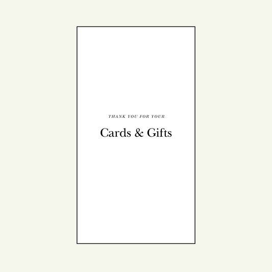 Cards & Gifts Sign - Sierra